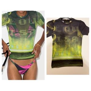 Louisa Ballou mesh top